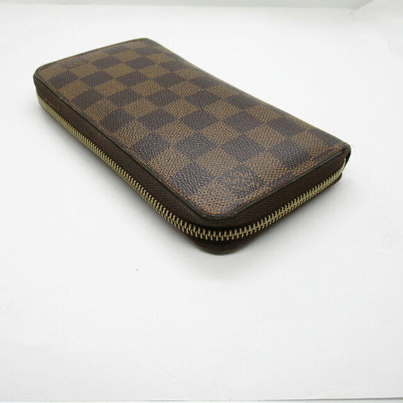Louis Vuitton Zippy Wallet round long canvas Damier brown - Picture 4 of 10